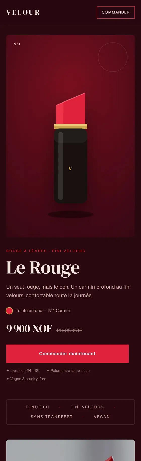 Thème Velours